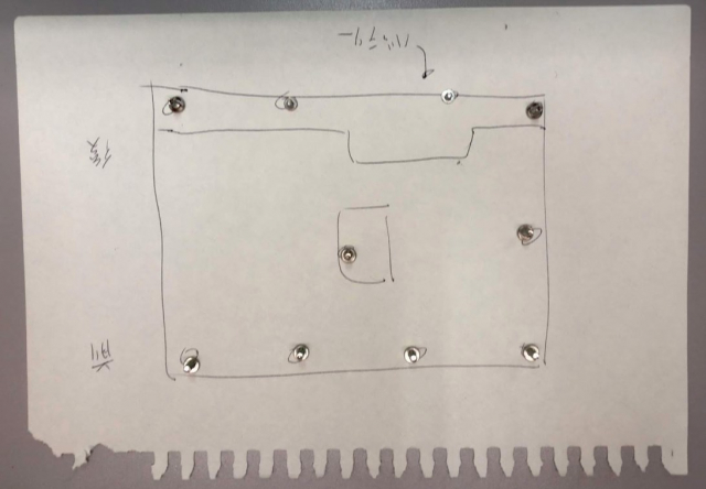 FUTRO MS936下側ネジ位置メモ