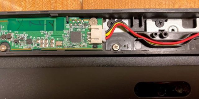 ロジクール Masterシリーズ MX KEYS KX800をちょっとだけ分解してみた　ケース内中