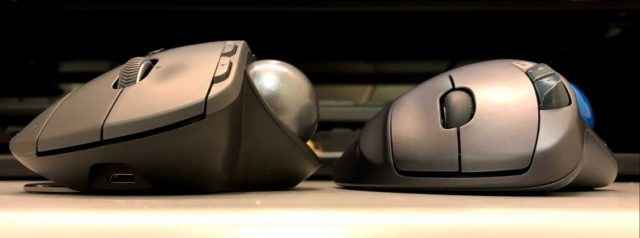 M570tを愛用しているトラックボールユーザーがMX ERGOをレビューしてみる　0度正面