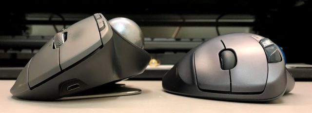 M570tを愛用しているトラックボールユーザーがMX ERGOをレビューしてみる　20度正面