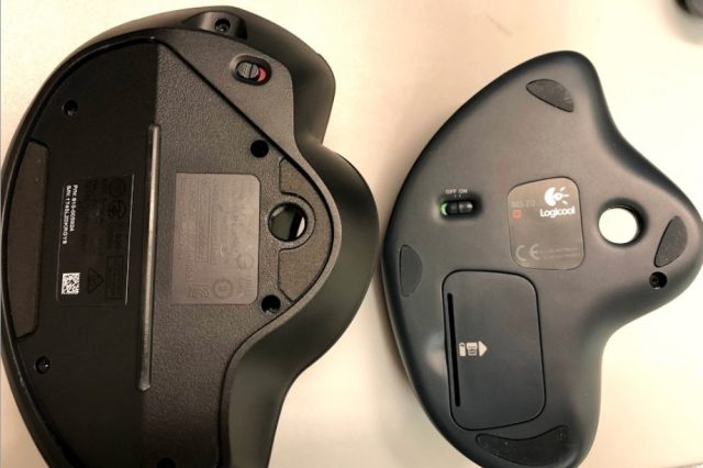M570tを愛用しているトラックボールユーザーがMX ERGOをレビューしてみる　底面